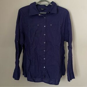 Reitmans Plus size 16 Blue Blouse